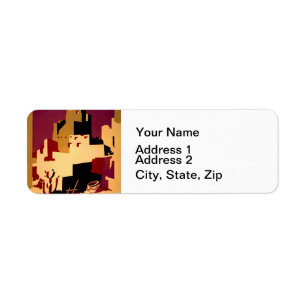 Etiqueta Oeste do Sudoeste Pueblo WPA Nacional