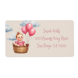 Etiqueta Oh Baby Shower Pink