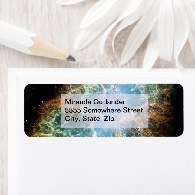 Etiqueta Olho da Nebulosa do Caranguejo, ZGOS, Endereço (Insitu)