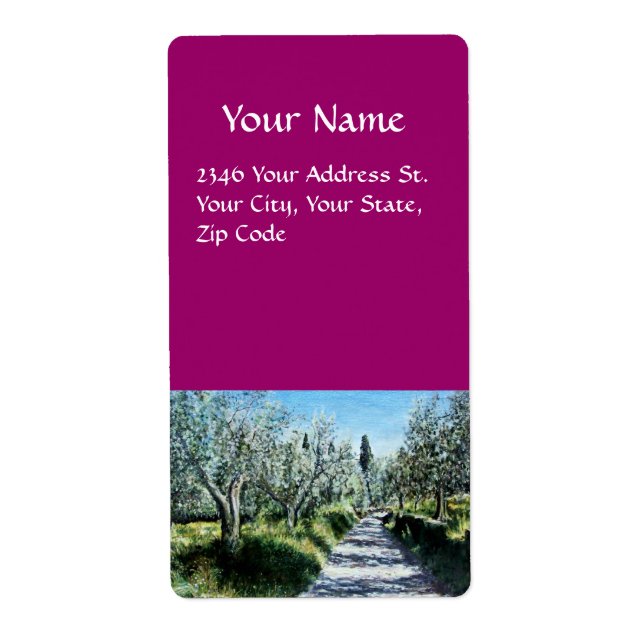 ETIQUETA OLIVEIRAS EM RIMAGGIO (Frente)