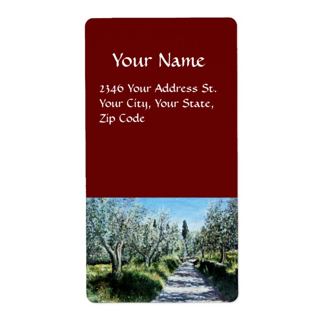 ETIQUETA OLIVEIRAS EM RIMAGGIO (Frente)