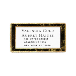 Etiqueta Ontem Em Granite E Dourado Envelope RSVP De Casame