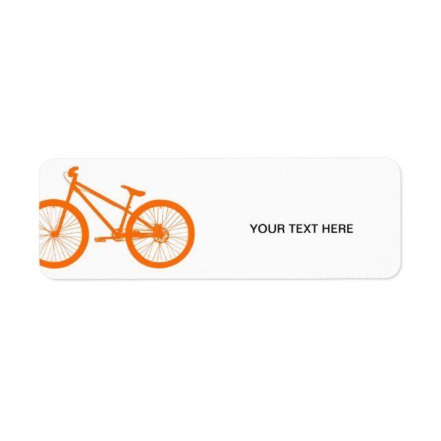 Etiqueta Orange Bike (Frente)