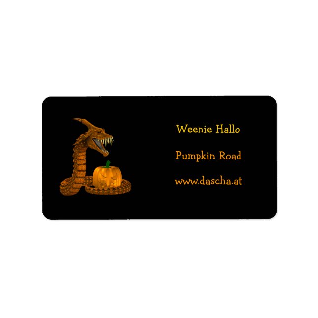 Etiqueta Orange Dinokonda (Frente)