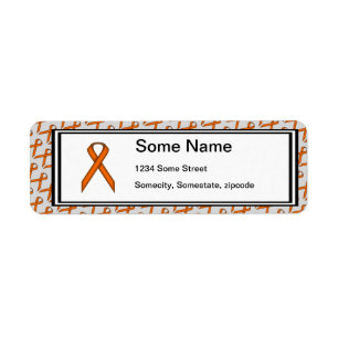 Etiqueta Orange Standard Ribbon por Kenneth Yoncich