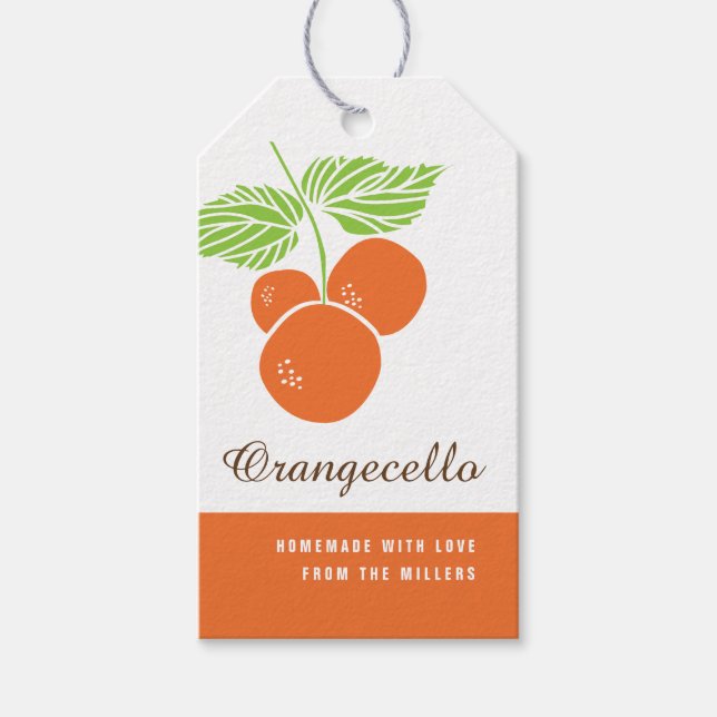 Etiqueta Orangecello Gift (Frente)