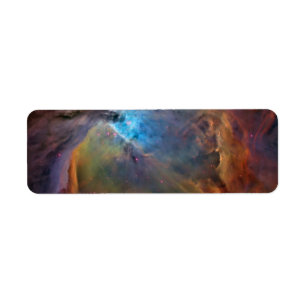ETIQUETA ORION NEBULA ESPAÇO MARCA ESTRELAS GALÁXIA UNIVE