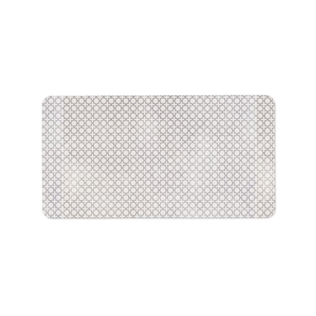 Etiqueta Ornamento Arabe Elegante (Frente)