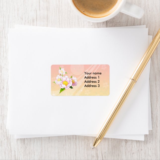 Etiqueta Orquídea rosa (Insitu)