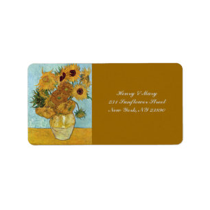 Etiqueta Os girassóis de Van Gogh