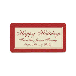 Etiqueta ou Etiqueta de Presente de Feriado de Nat