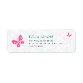 Etiqueta Our Lovely One Baby Shower Return Address Label