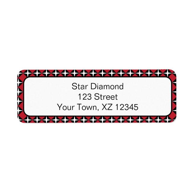 Etiqueta Ouros de estrelas (Frente)