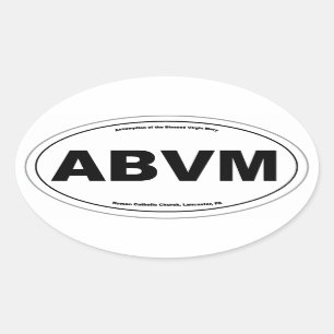Etiqueta oval de ABVM (suposição do Virgi