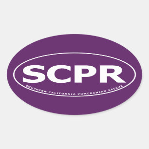 Etiqueta oval - SCPR