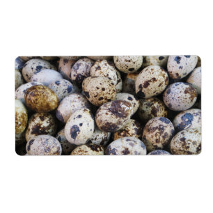 Etiqueta Ovos de codorniz