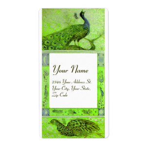 Etiqueta PACOTES DE AMOR DE CASAMENTO, branco-verde