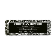 Padrão branco e preto do Designer Interior