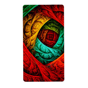 Etiqueta Padrão Colorido de Arte Moderna Abstrato artística