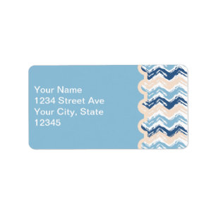 Etiqueta Padrão de Cevon do Oceano Pacífico
