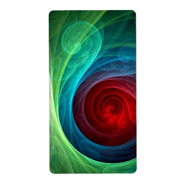 Etiqueta Padrão de cor de Abstrato de arte flexível de temp (Frente)