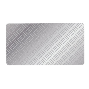 Etiqueta Padrão de diamante metálico