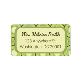 Etiqueta Padrão de Fruta Kiwi