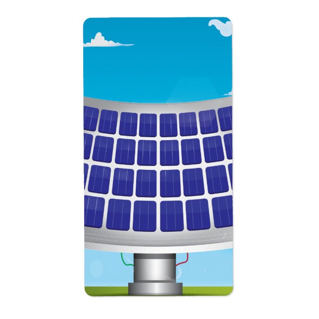 Etiqueta Painéis Solares (Frente)