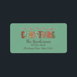 Etiqueta País Russo Feliz Natal<br><div class="desc">País Russo Feliz Natal</div>