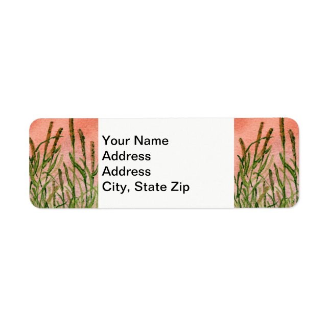 Etiqueta Paisagens e paisagens do país veem o assunto rural (Frente)