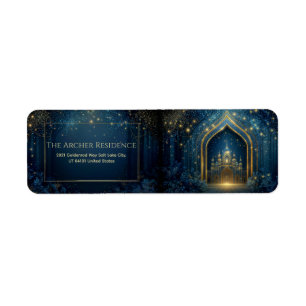 Etiqueta Palácio Dourado Arco Fantasia da Meia-Noite Endere