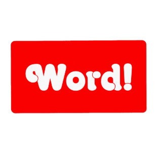 Etiqueta Palavra!