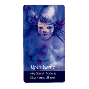 ETIQUETA PALHAÇO NO ROXO