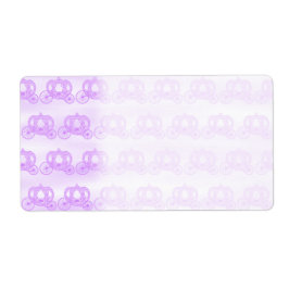 Etiqueta Pálido Púrpura das Carruagems princesas