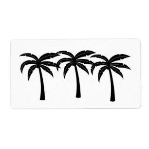 Etiqueta Palmeiras tropicais