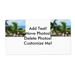 Etiqueta Palmeiras tropicais