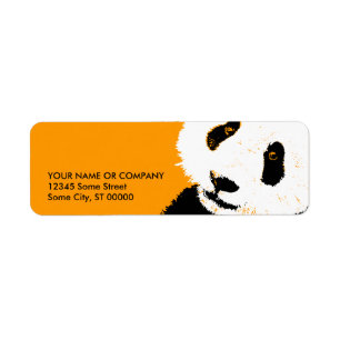 Etiqueta panda.