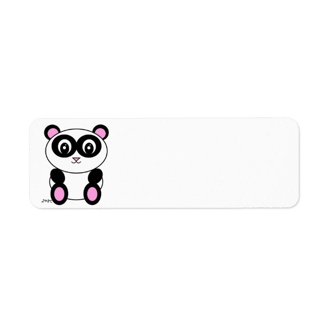 Etiqueta Panda (Frente)