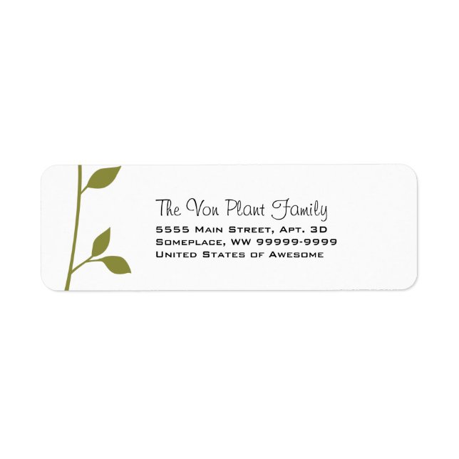 Etiqueta Pão e Folha (Frente)