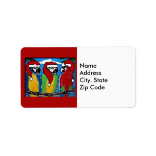 Etiqueta Papagaios de Festa   