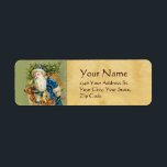 ETIQUETA PAPAIS NOEIS COM PRESENTES DE CERVEJA E NATAL NA N<br><div class="desc">Papais noeis com árvore de Natal e veado em Snowy Winter.</div>