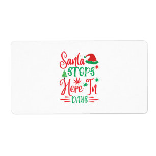 Etiqueta Papais noeis De Presente Xmas Param Aqui Em Dias