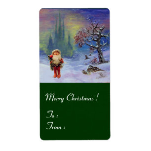 Etiqueta PAPAIS NOEIS DOS GNOMES Verde