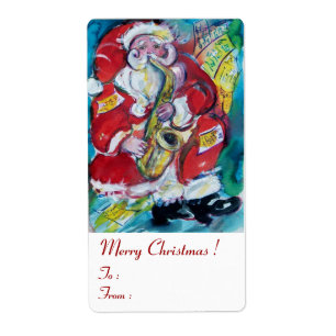 ETIQUETA PAPAIS NOEIS & SAX, PARTIDO DE NATAL JAZZ