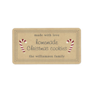 Etiqueta Papéis de Natal Rustic Homemade Kraft Paper