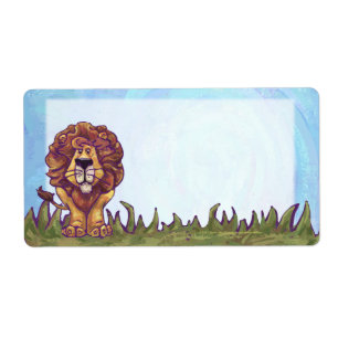 Etiqueta Papel de Carta Lion