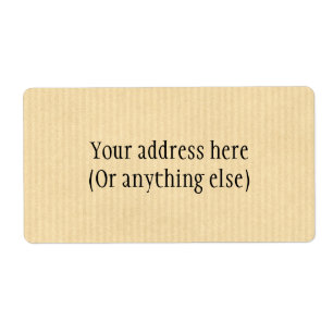 Etiqueta Papel de embalagem