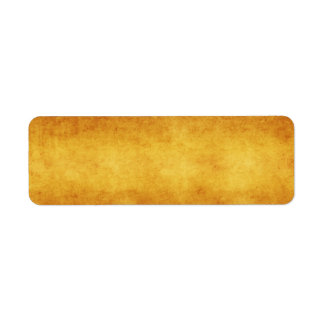 Etiqueta Papel de Pergaminho de Umidade Amber Queimada Vint