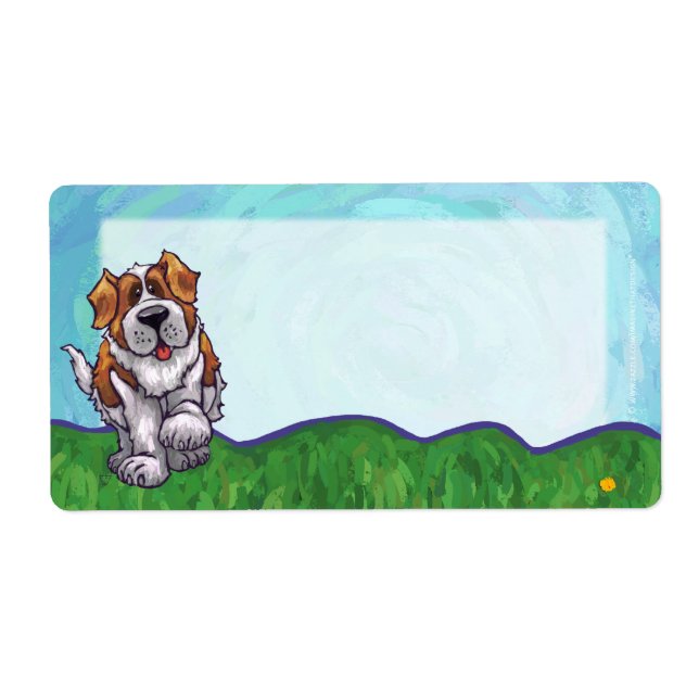 Etiqueta Papelaria St. Bernard (Frente)
