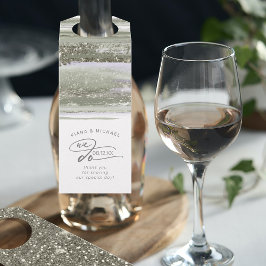 Etiqueta Para Garrafa Abstrato Paint Strokes Nós agradecemos A Você ID88